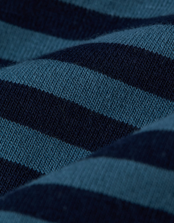 Bóxer Clásico con rayas de 6 para Hombre - Azul