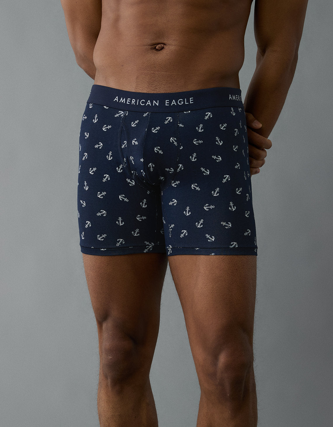 Bóxer Clásico con estampado de 6 para Hombre - Azul 0235_4897_410_of