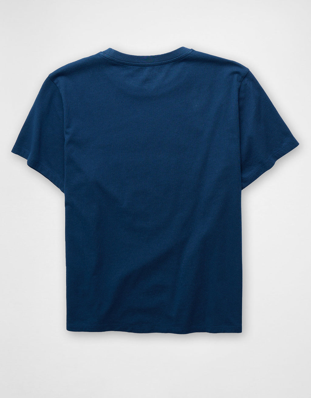 Polo sin Cuello Gráfica de Marca Ae - Azul 0300_1040_532_b
