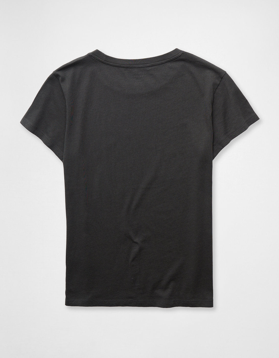 Polo sin Cuello Gráfica de Marca Ae - Negro 0300_1150_094_b