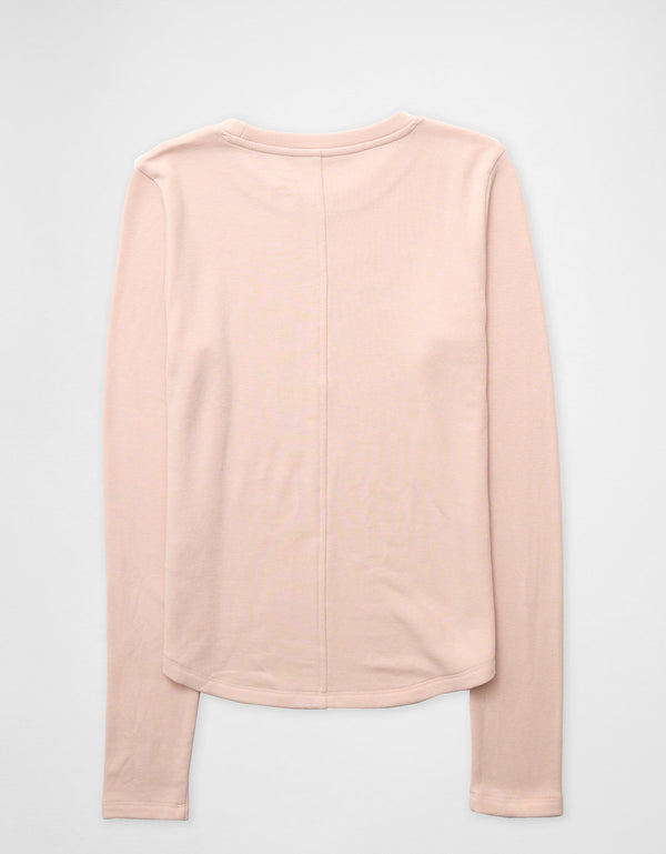 Camiseta Manga Larga Ae - Rosa