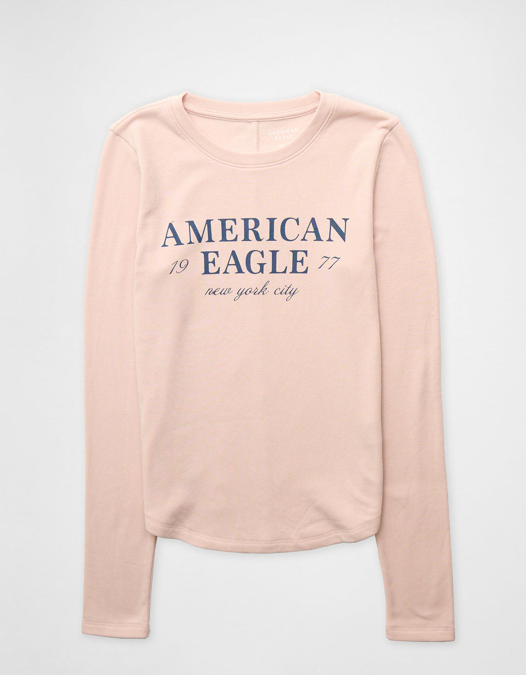 Camiseta Manga Larga Ae - Rosa 0300_1386_610_f