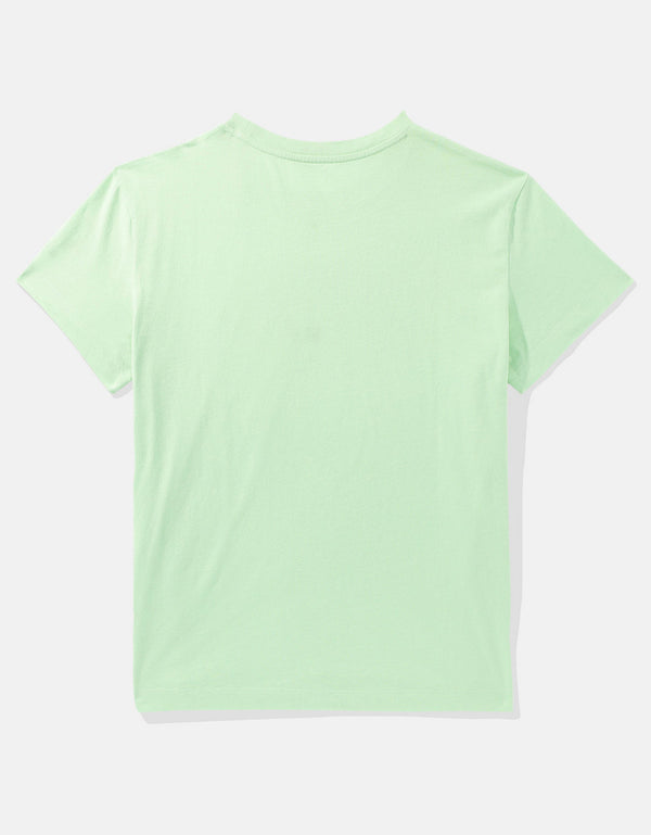 Polo sin Cuello AE gráfica con corte ajustado - Verde