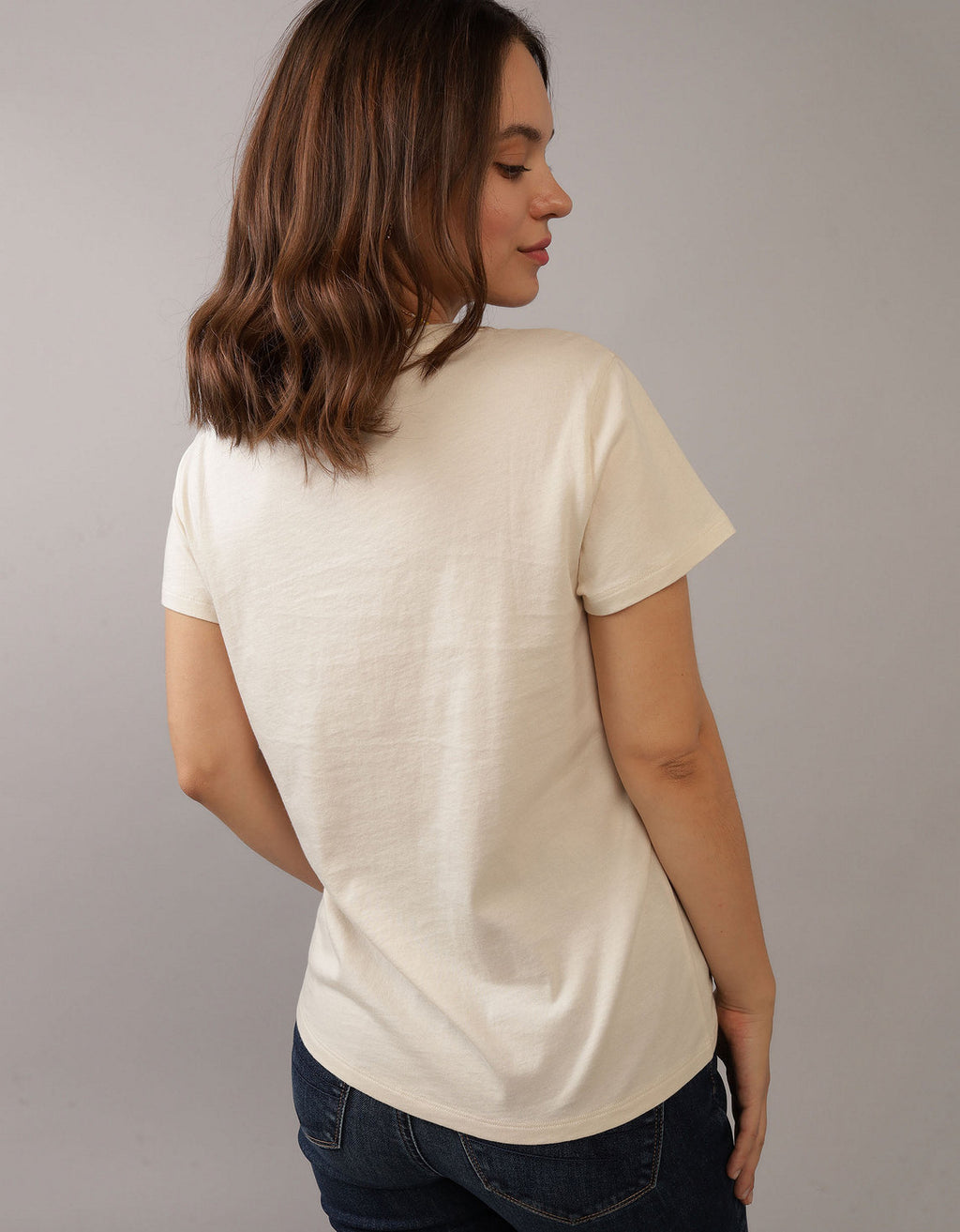 Polo sin Cuello AE con estampado manga corta de mujer - Generico 0300_9593_106_ob