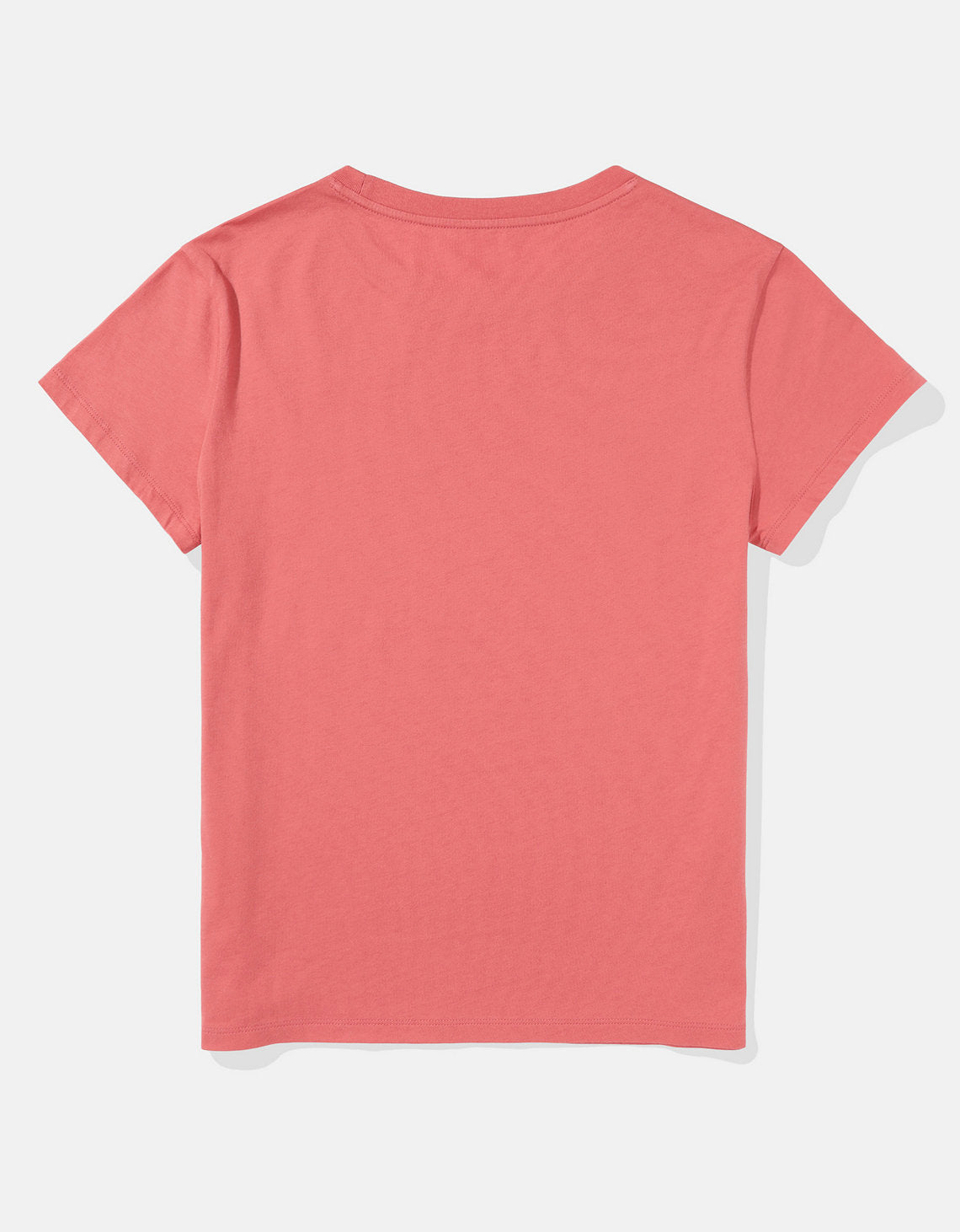 Polo sin Cuello con Gráfico Manga Corta Mujer AE - Rosa 0300_9750_199_b