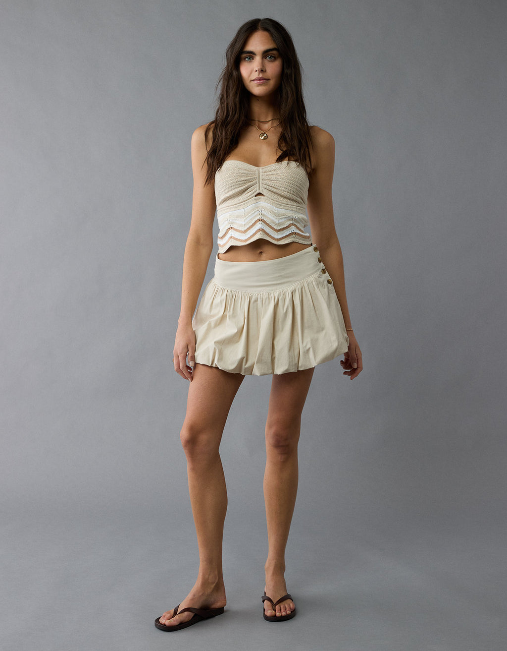 Falda pantalón burbuja elástica Ae - Generico 0315_5163_106_of