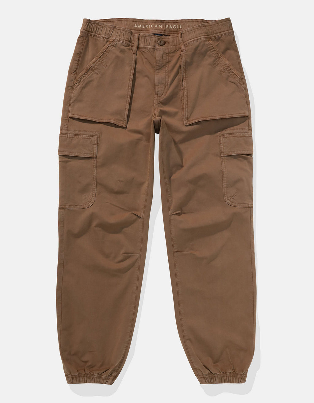 Jogger tipo cargo baggy de mujer AE - Café 0322_5429_200_f