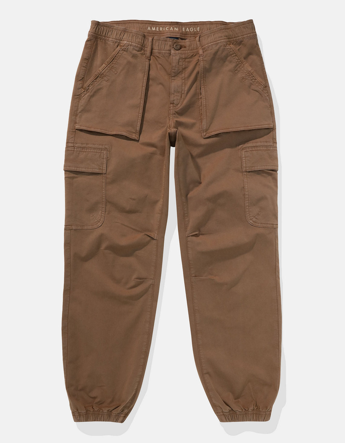 Jogger tipo cargo baggy de mujer AE - Café 0322_5429_200_f