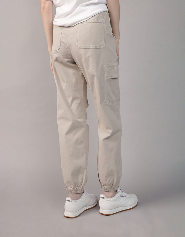 Jogger tipo cargo baggy de mujer AE - Gris