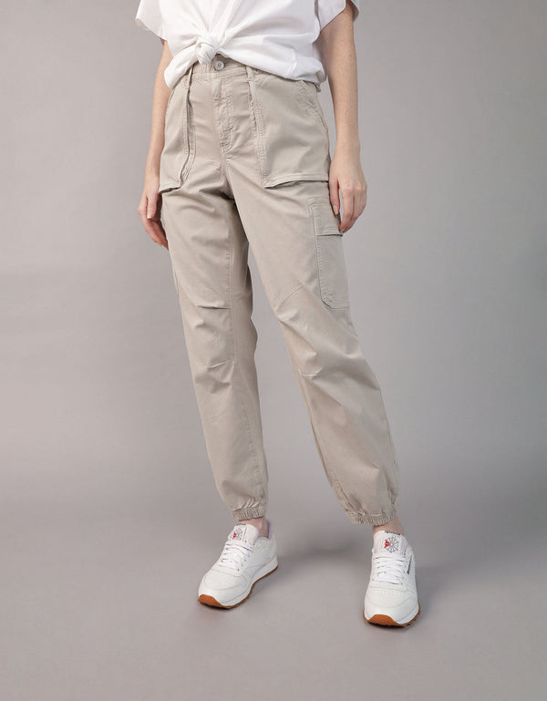 Jogger tipo cargo baggy de mujer AE - Gris