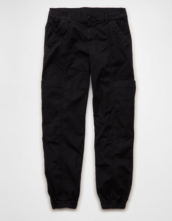 Jogger Baggy de Cargo Tiro Alto Ae - Negro