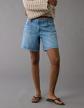 Ae Dreamy Drape Stretch 8 Jort holgado de tiro bajo - Azul 0331_8158_857_of