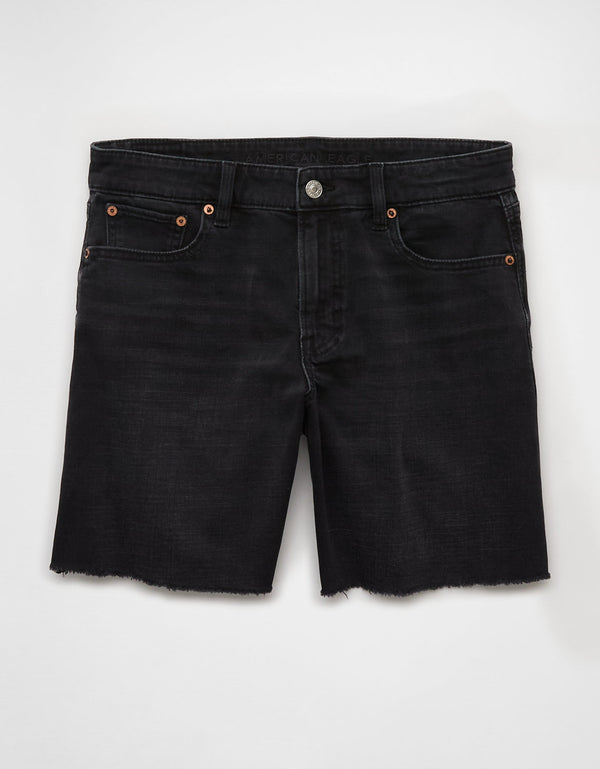 Ae Dreamy Drape Stretch 8 Jort holgado de tiro bajo - Negro