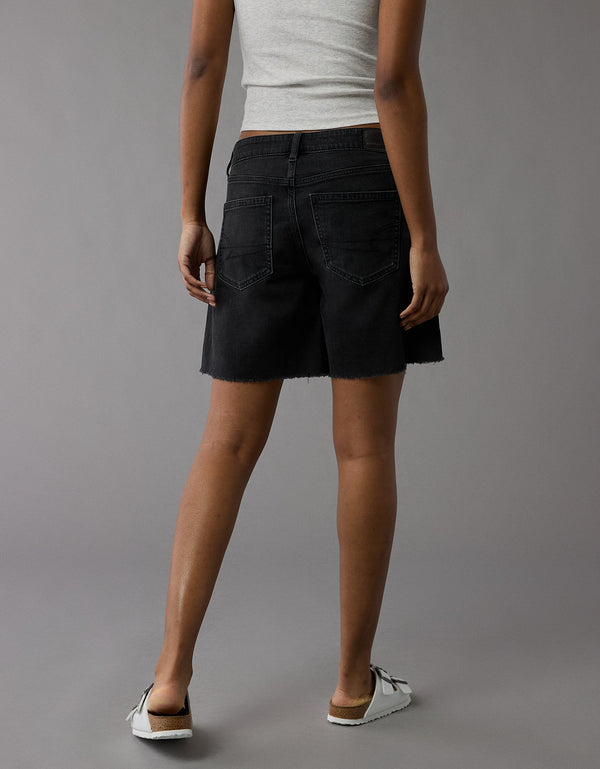 Ae Dreamy Drape Stretch 8 Jort holgado de tiro bajo - Negro