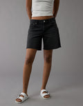 Ae Dreamy Drape Stretch 8 Jort holgado de tiro bajo - Negro 0331_8160_001_of