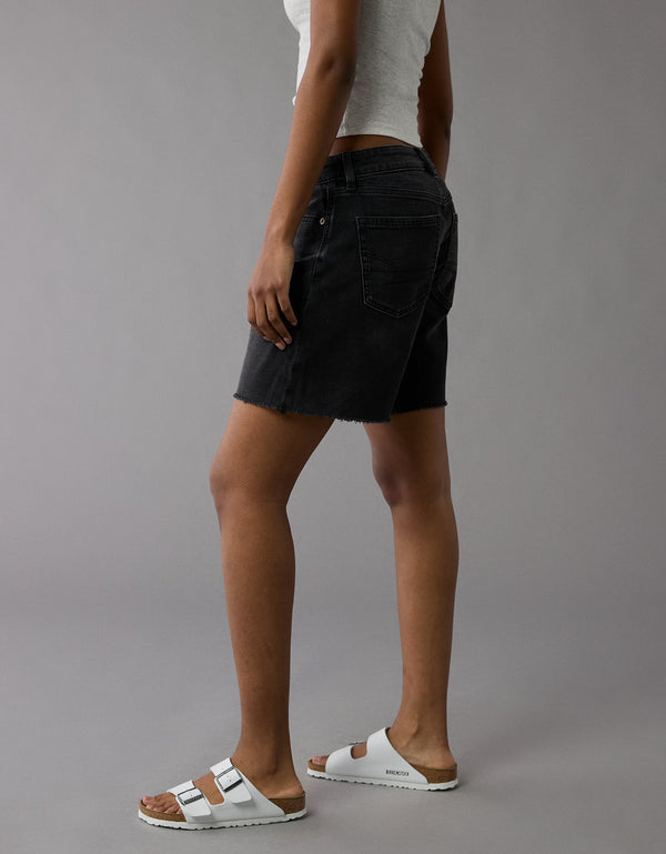 Ae Dreamy Drape Stretch 8 Jort holgado de tiro bajo - Negro