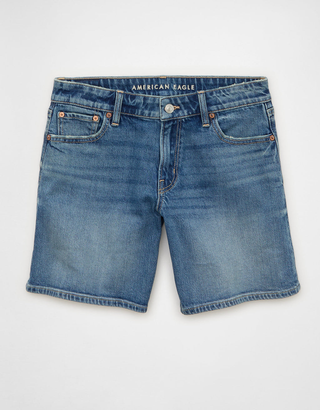 Jort Baggy tiro bajo de 8 pulgadas Ae - Azul 0331_8680_489_f