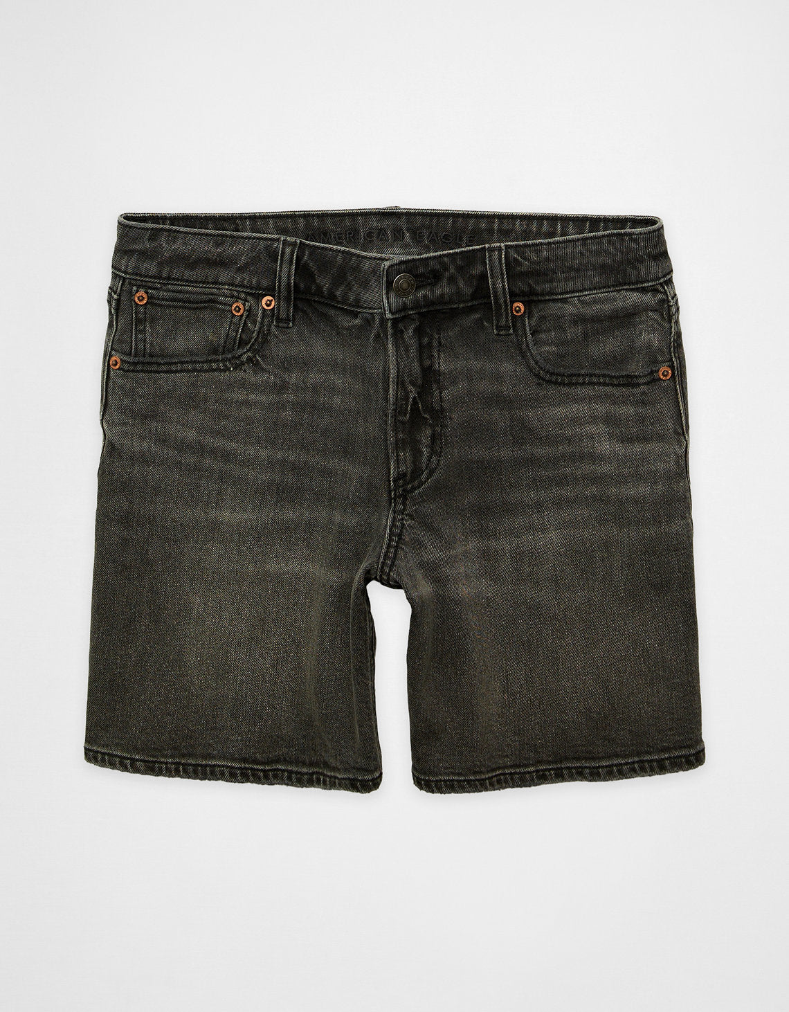 Jort Baggy tiro bajo de 8 pulgadas Ae - Negro 0331_8681_081_f