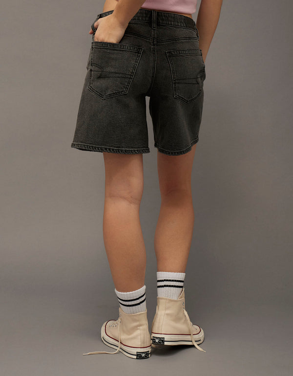 Jort Baggy tiro bajo de 8 pulgadas Ae - Negro