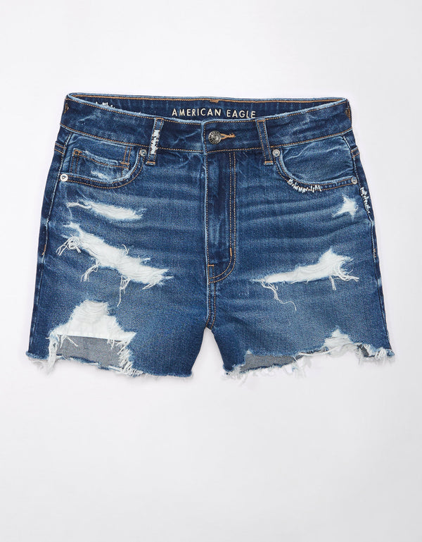 Short Ae mom - Azul
