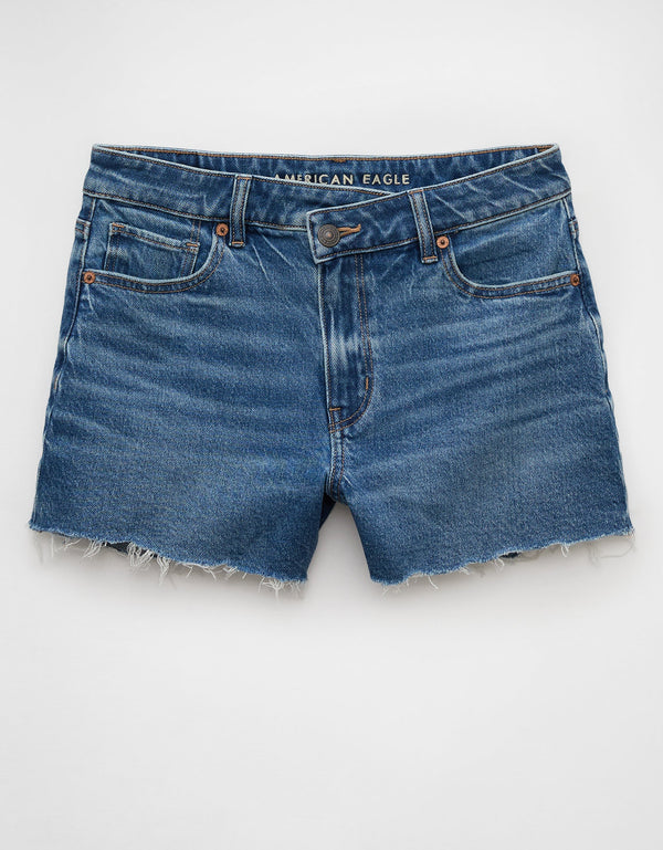 Short de mezclilla cruzado Ae Stretch tipo mom - Generico