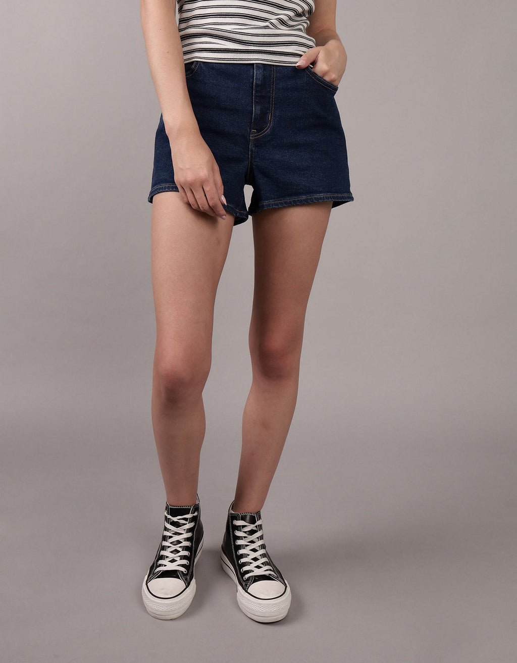 Short mom en denim de mujer AE - Generico 0338_8258_852_of
