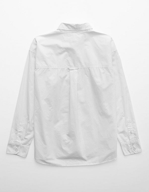 Blusa Oversized Mujer Ae - Blanco