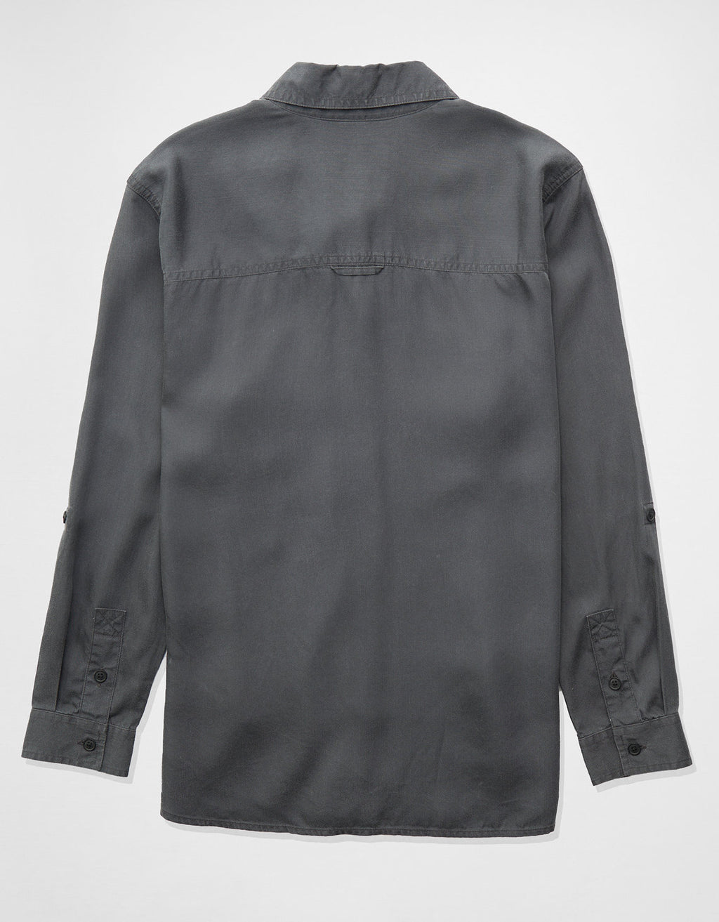 Camisa manga larga de botones de mujer AE - Negro 0355_6092_001_b