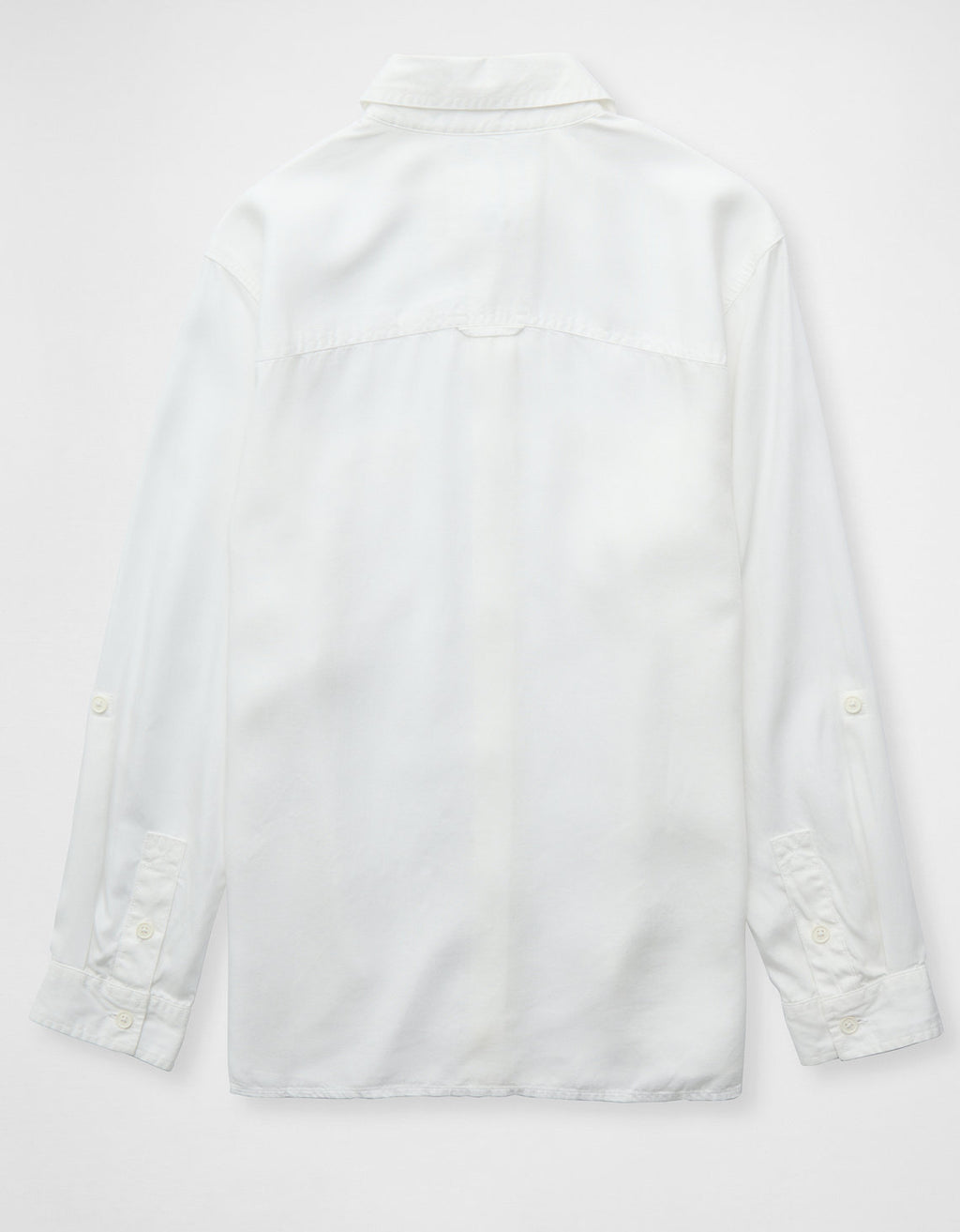 Camisa manga larga de botones de mujer AE - Blanco 0355_6092_100_b