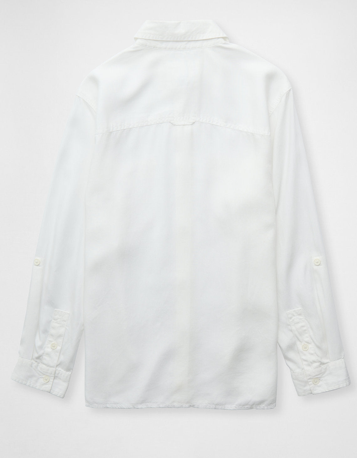Camisa manga larga de botones de mujer AE - Blanco 0355_6092_100_b