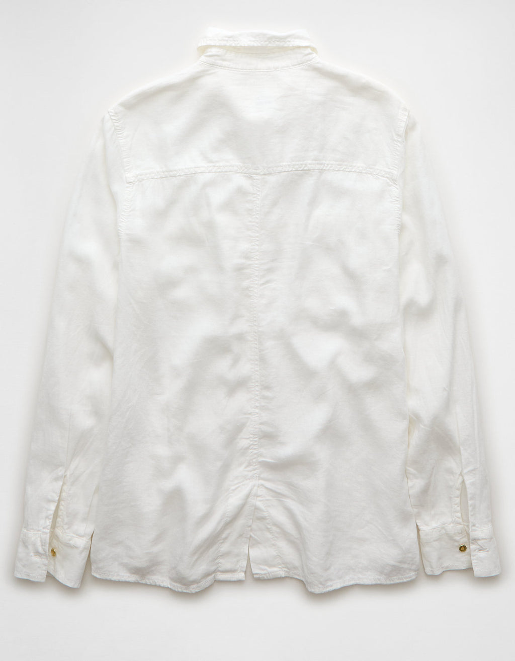 Camisa manga larga de botones de mujer AE - Blanco 0355_6127_100_b