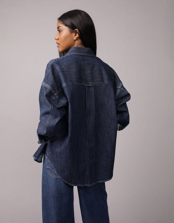 Camisa Oversized Manga Larga Ae - Generico