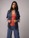 Camisa Oversized Manga Larga Ae - Generico 0355_6456_086_of