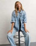 Chaqueta tipo camisa en Denim con tachuelas Ae - Generico 0355_6489_936_of