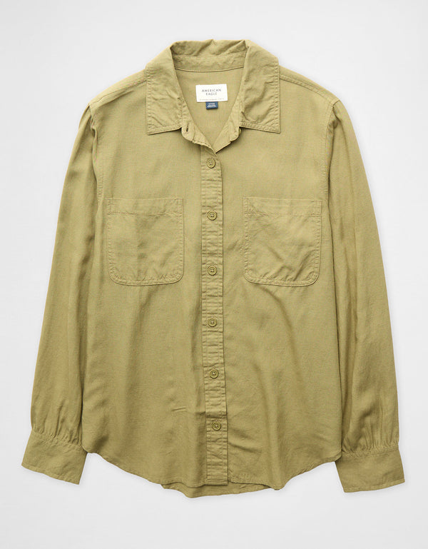 Camisa manga larga con botones Ae - Generico
