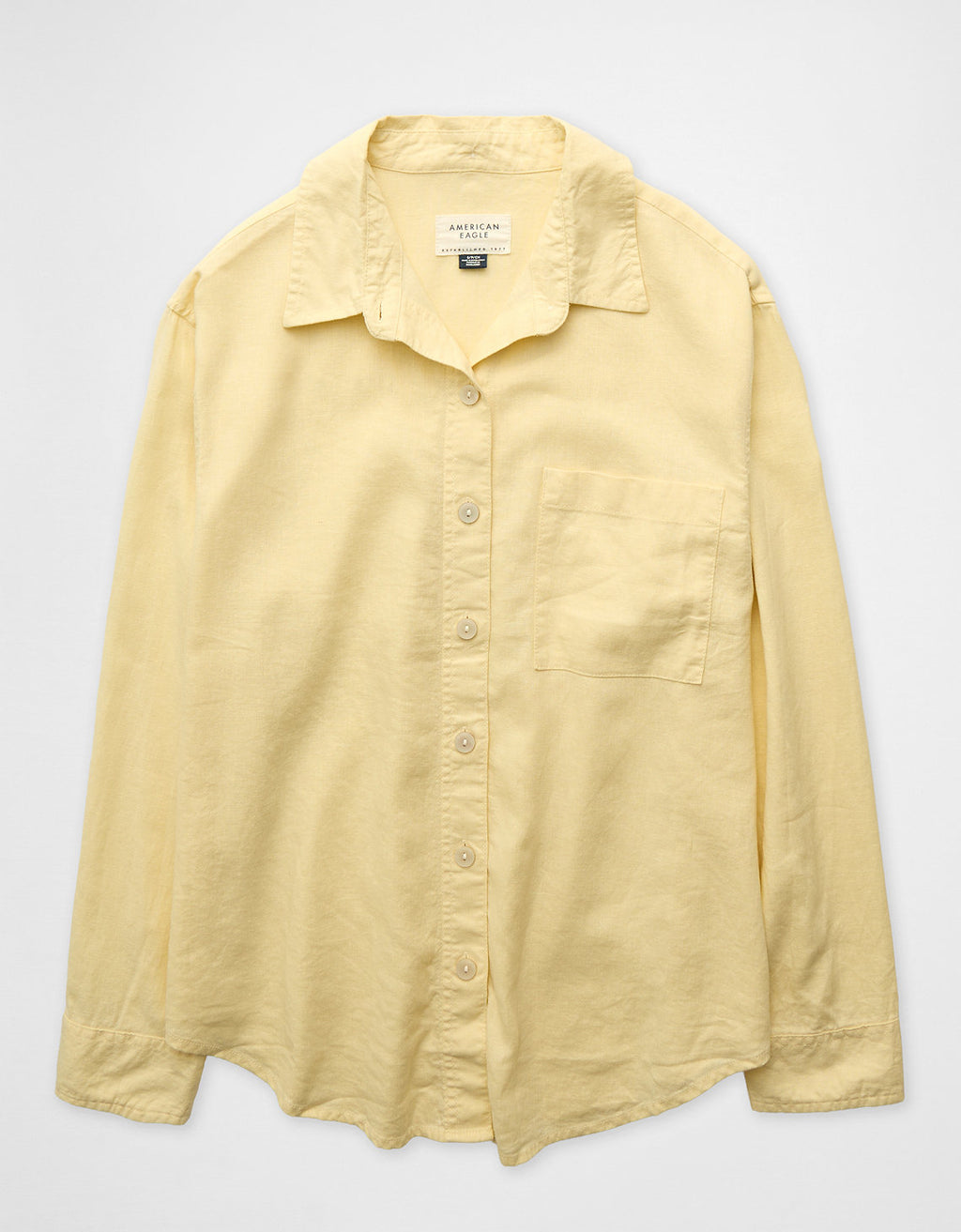 Camisa de Lino Oversized Ae - Generico 0355_6683_732_f