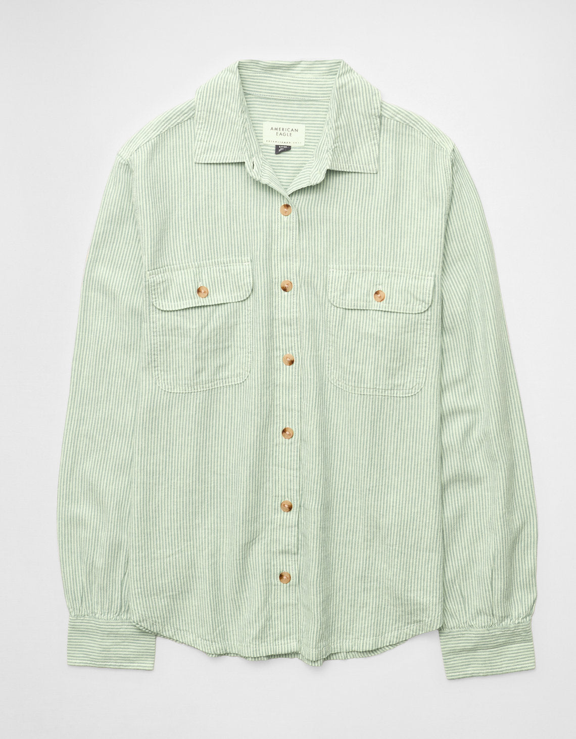Camisa abotonada de lino Ae - Generico 0355_6829_313_f