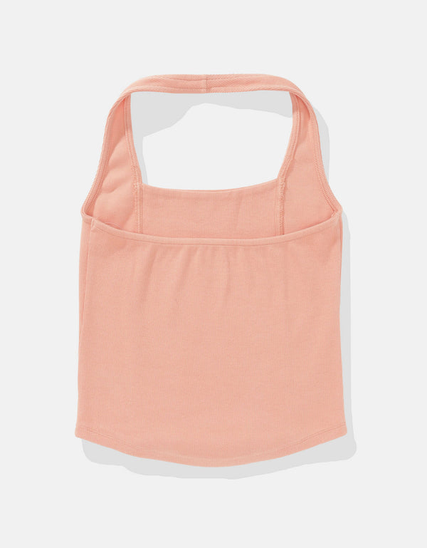 Top de tirantes estilo corsé - Naranja