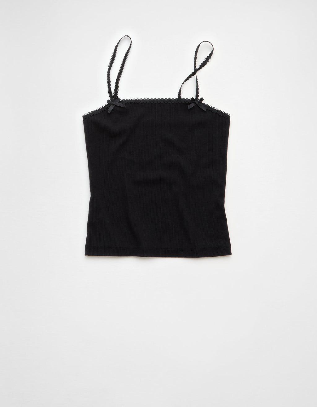 Cami con encaje de Ae - Negro 0366_6199_073_f