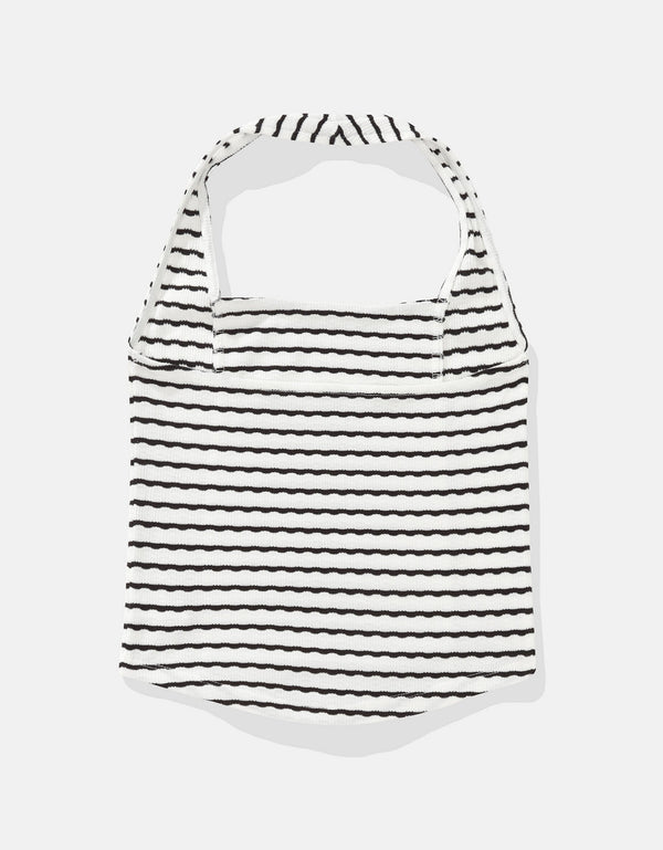 Top de tirantes estilo corsé - Negro