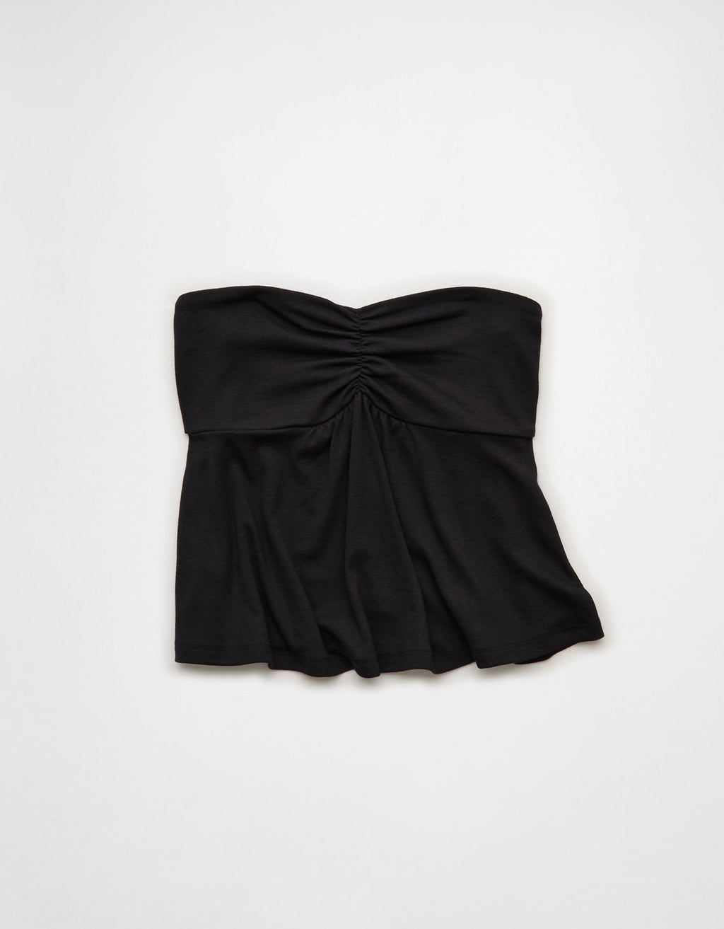 Camiseta strapless con escote Ae - Negro 0366_6445_073_f