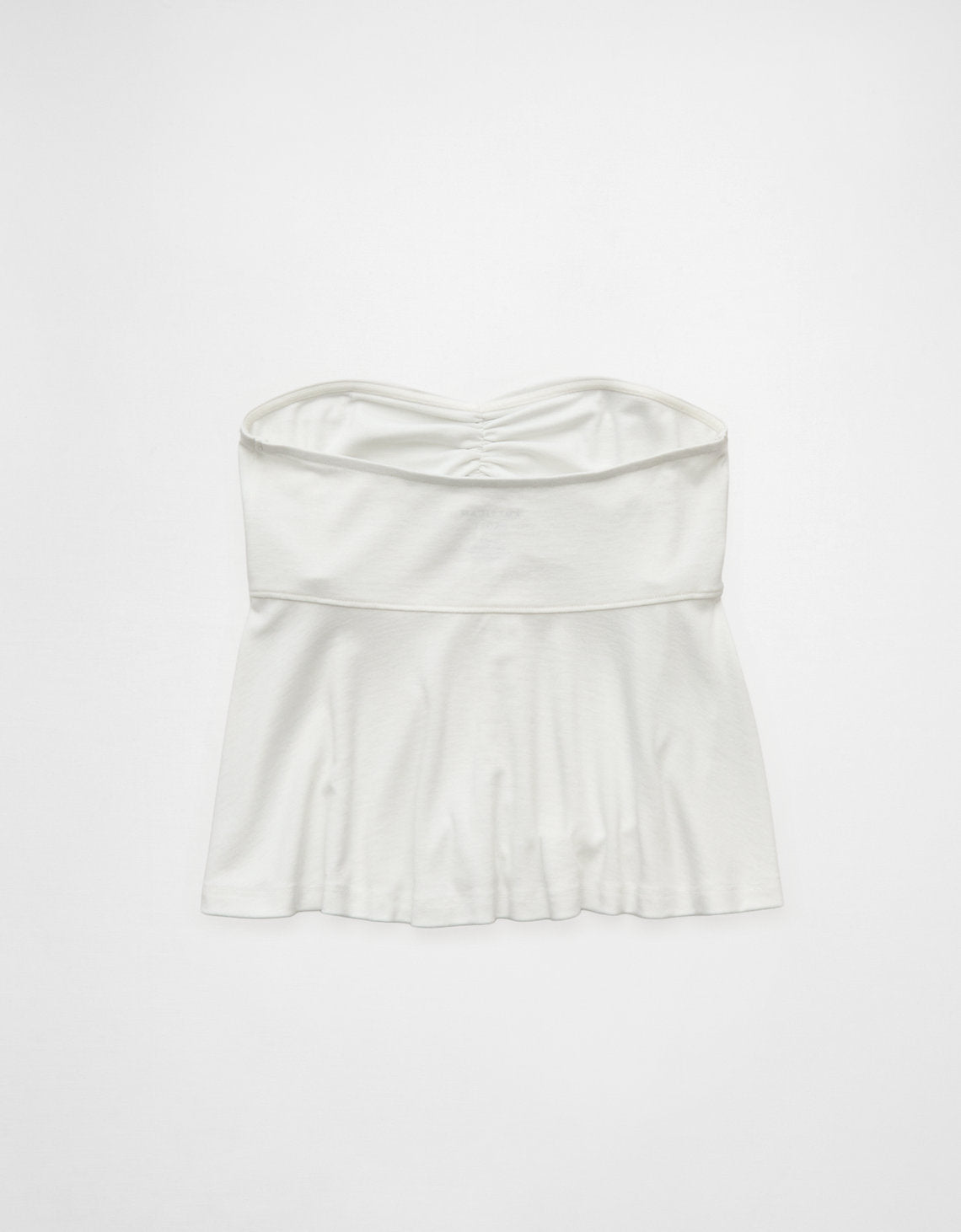 Camiseta strapless con escote Ae - Blanco 0366_6445_115_b