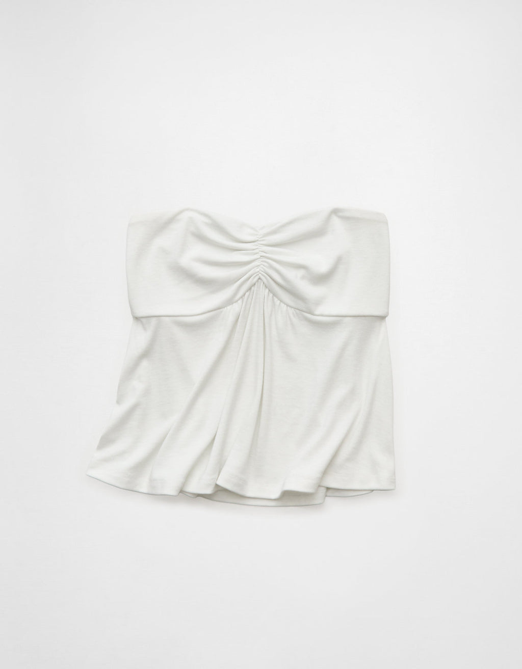 Camiseta strapless con escote Ae - Blanco 0366_6445_115_f