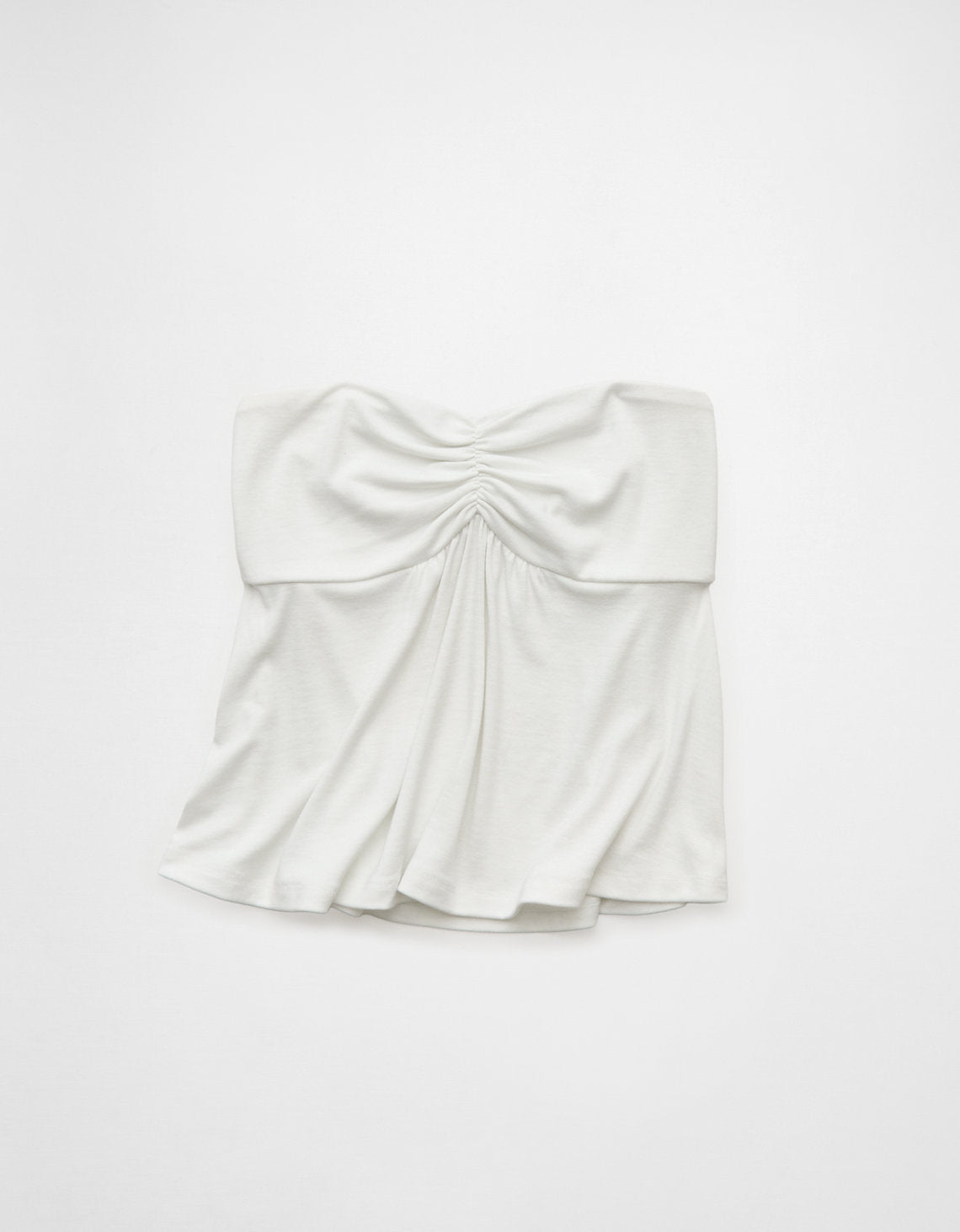 Camiseta strapless con escote Ae - Blanco 0366_6445_115_f