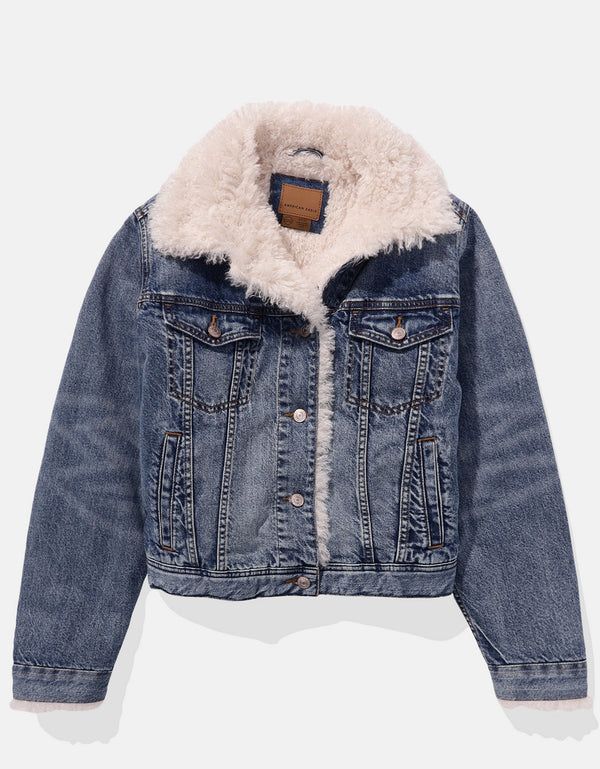 Casaca biker Denim Mujer AE - Generico