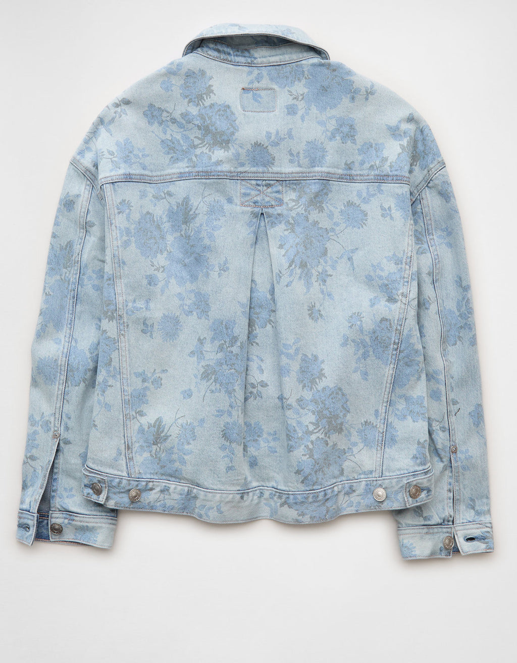 Chaqueta en denim con estampado floral Ae - Azul 0381_3795_488_b