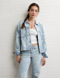 Chaqueta en denim con estampado floral Ae - Azul 0381_3795_488_of