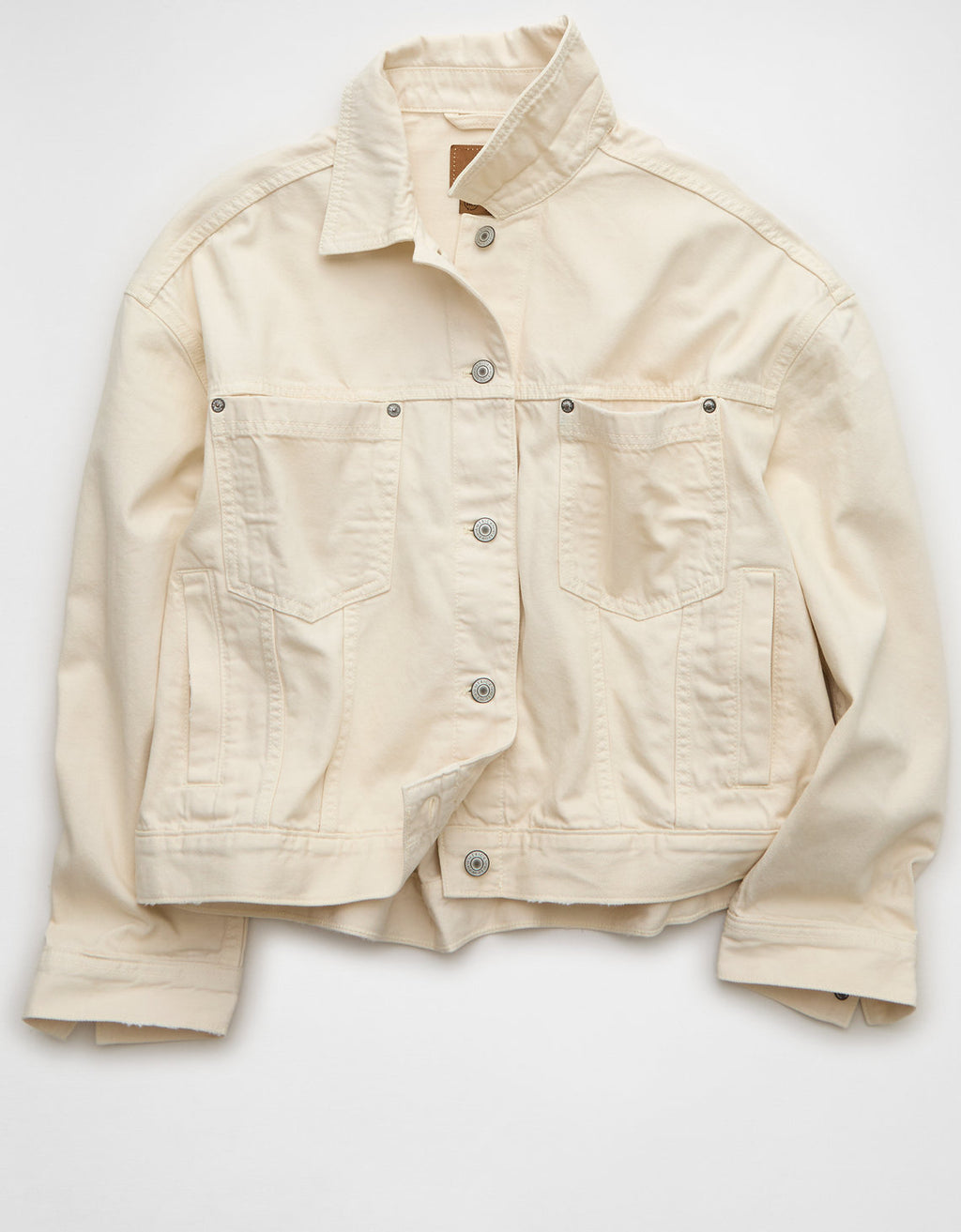 Chaqueta Vaquera Ae Swing - Beige 0381_3796_106_f