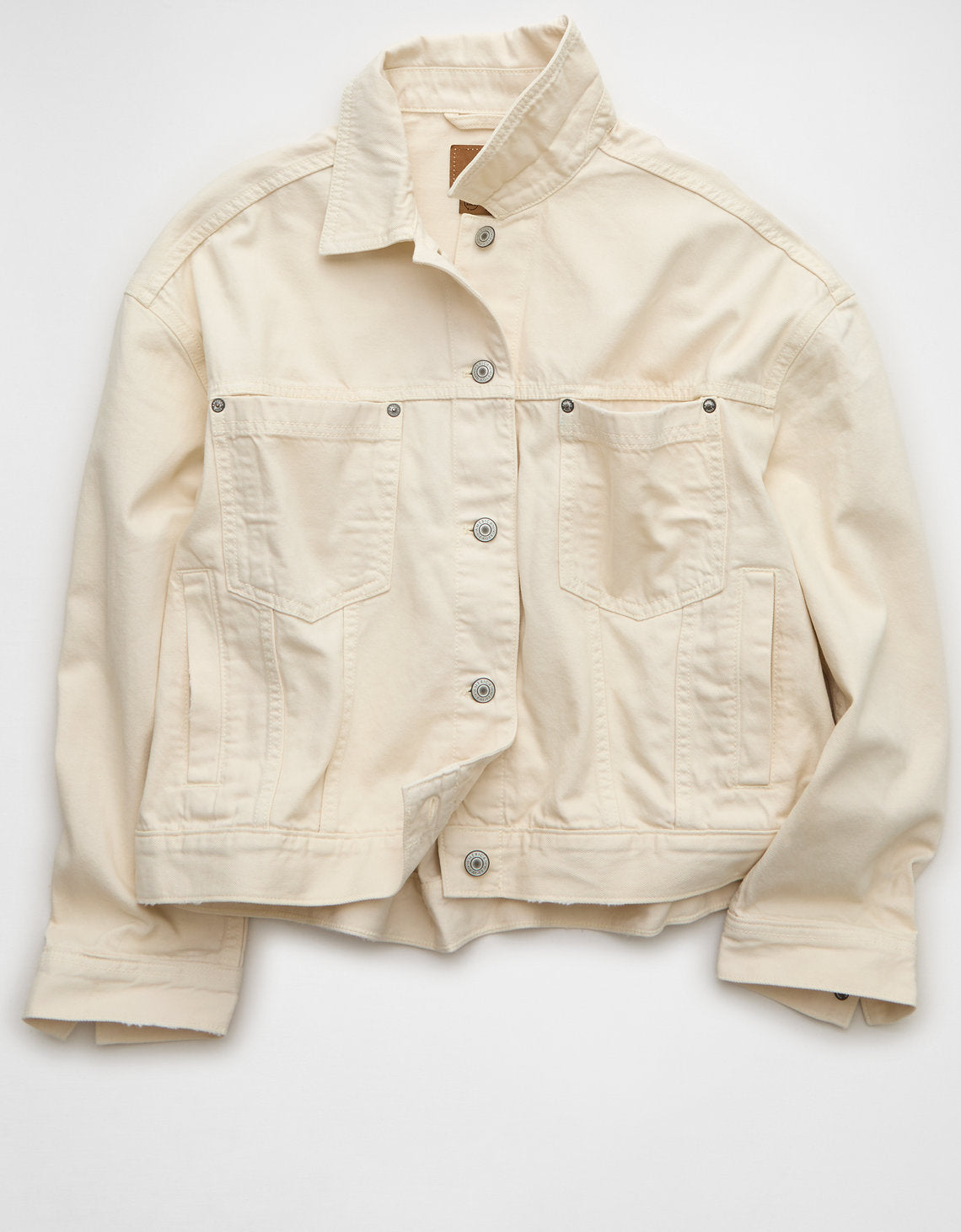 Chaqueta Vaquera Ae Swing - Beige 0381_3796_106_f