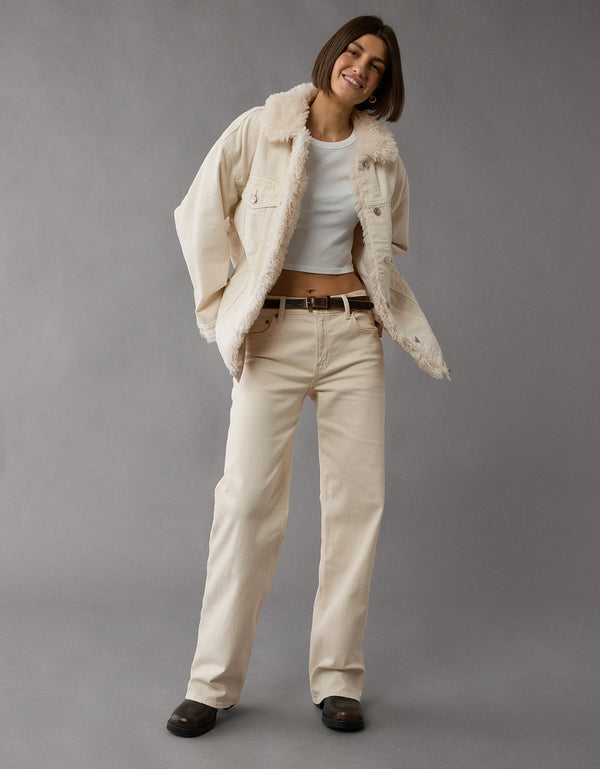 Casaca en denim de mujer AE - Generico